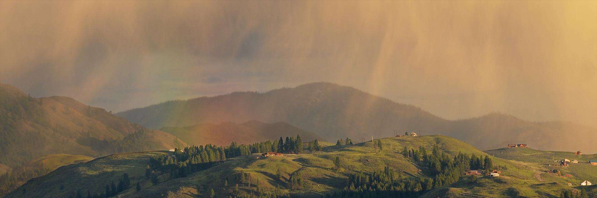 Methow Valley aerial view