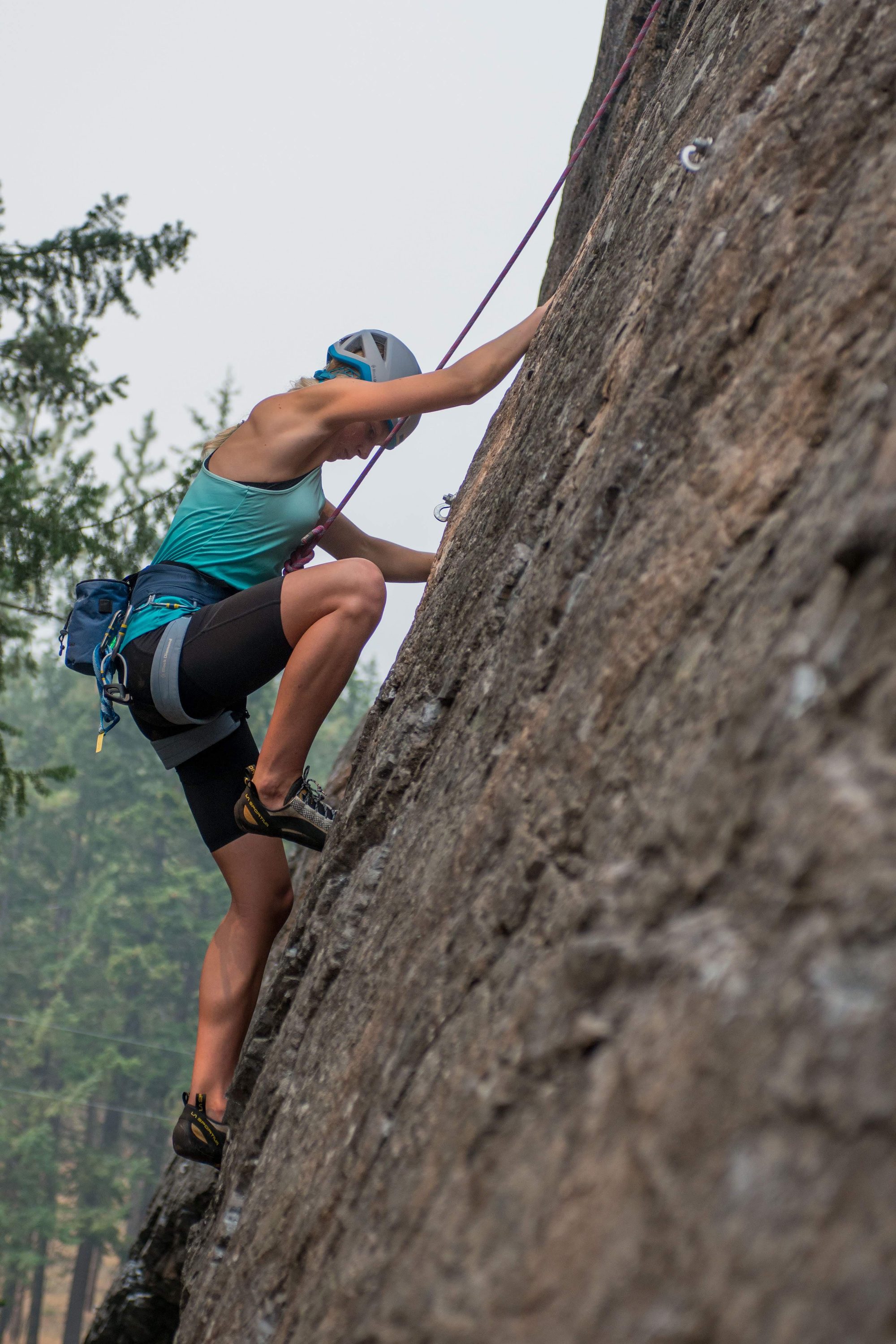 Rock climbing in the North Cascades