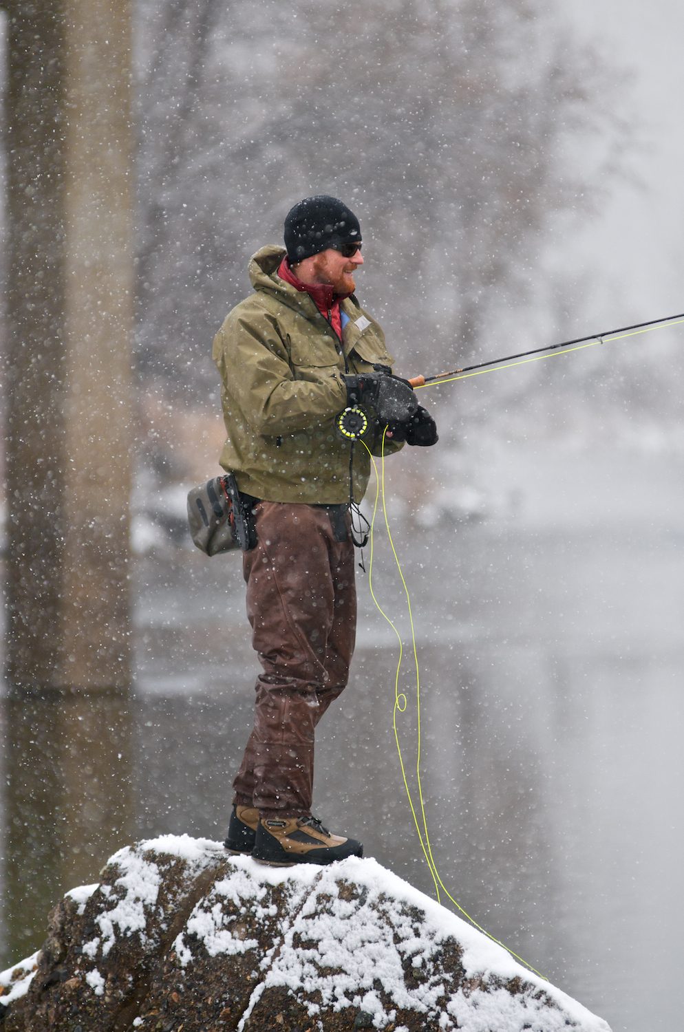 Fly fishing on the Methow River