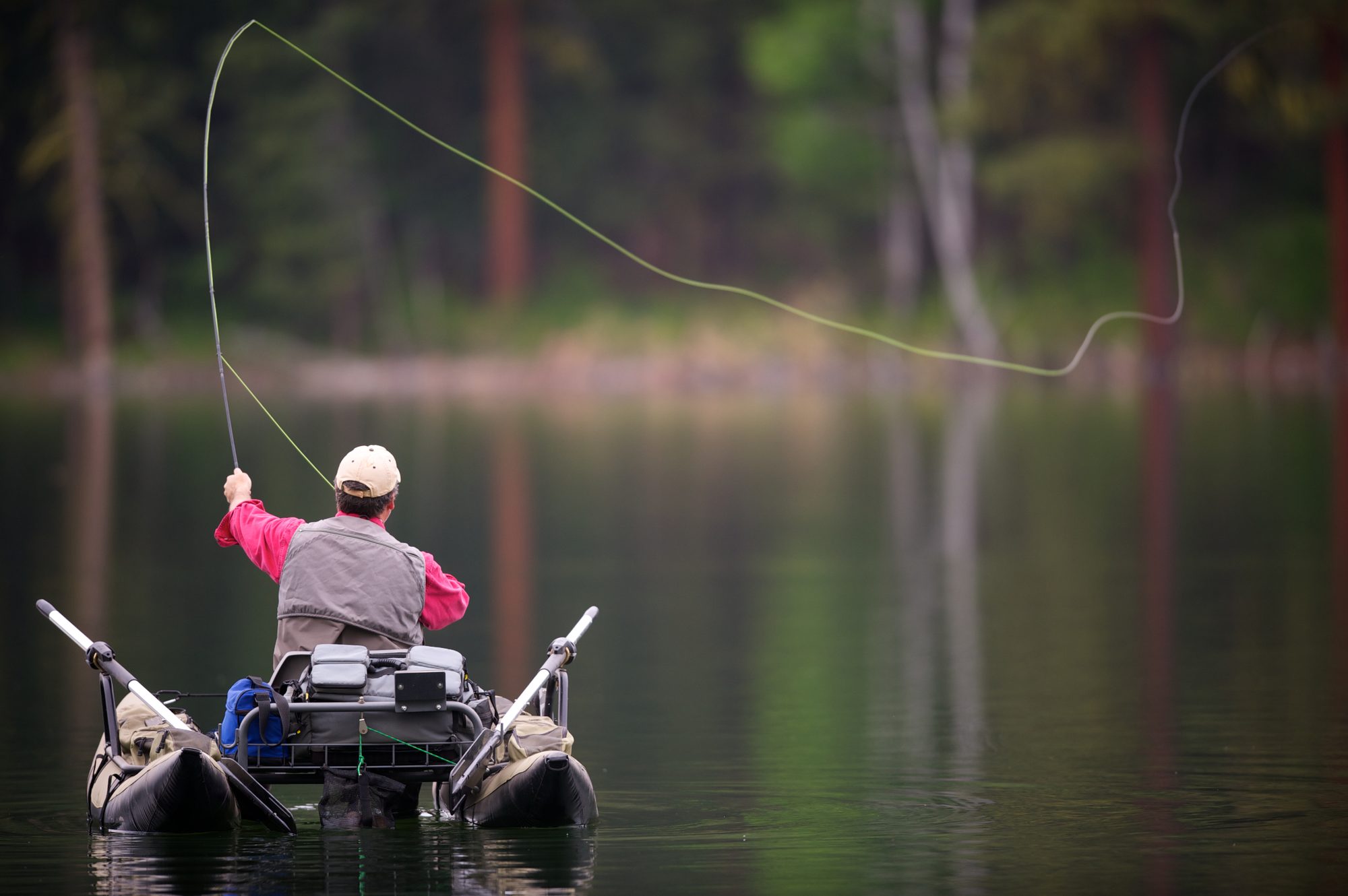 Fly fishing on the Methow River